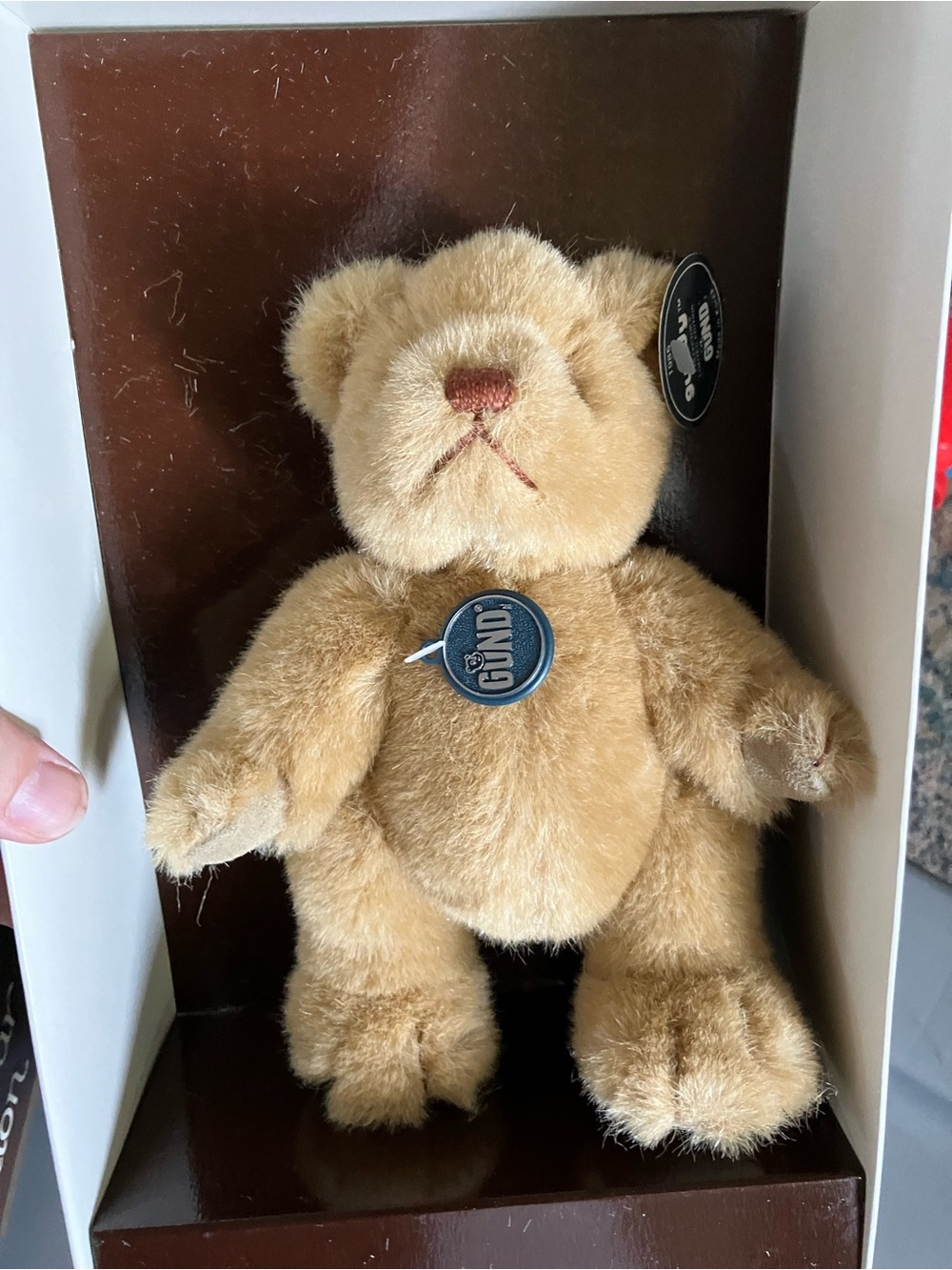 GUND Tan Plush 1985 Collector's Bear